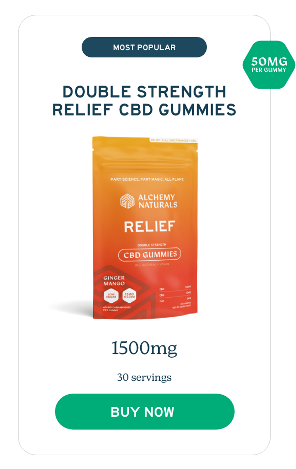 CBD Gummies for Pain Relief 1500mg