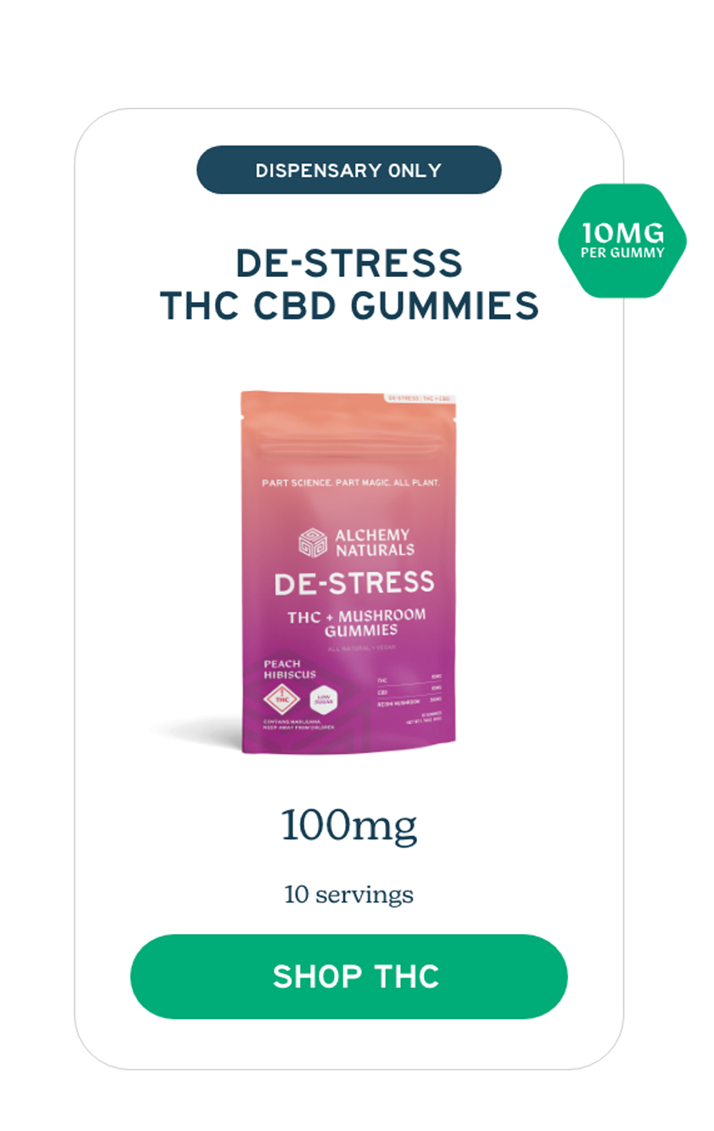CBD Gummies for Stress and Anxiety 100mg