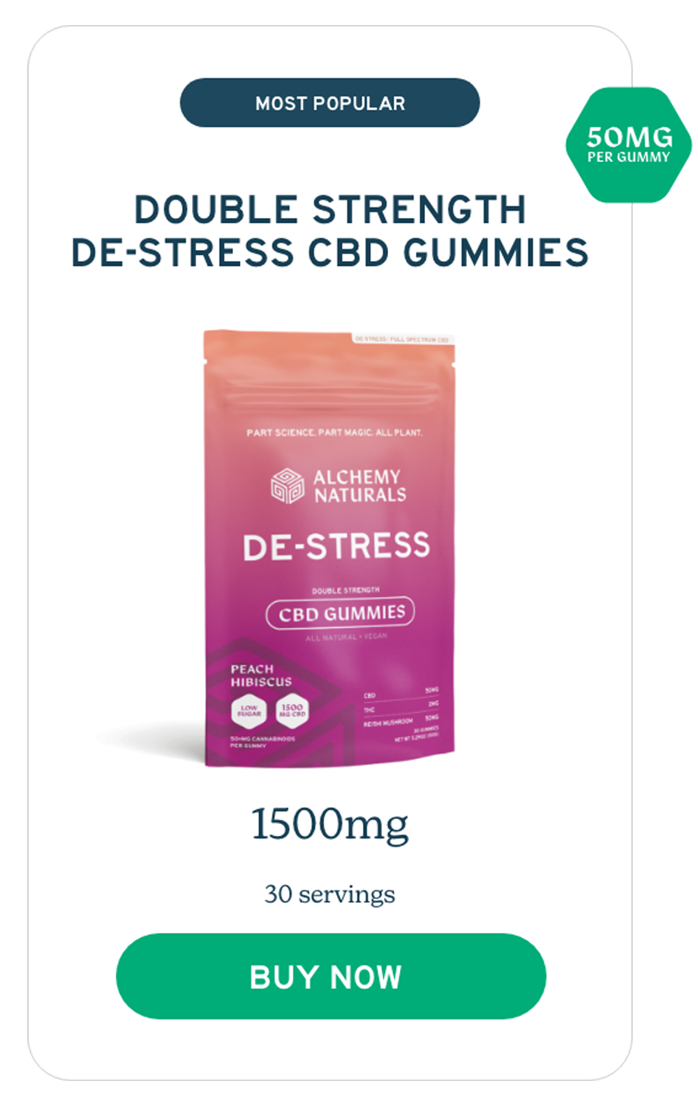 CBD Gummies for Stress and Anxiety 1500mg