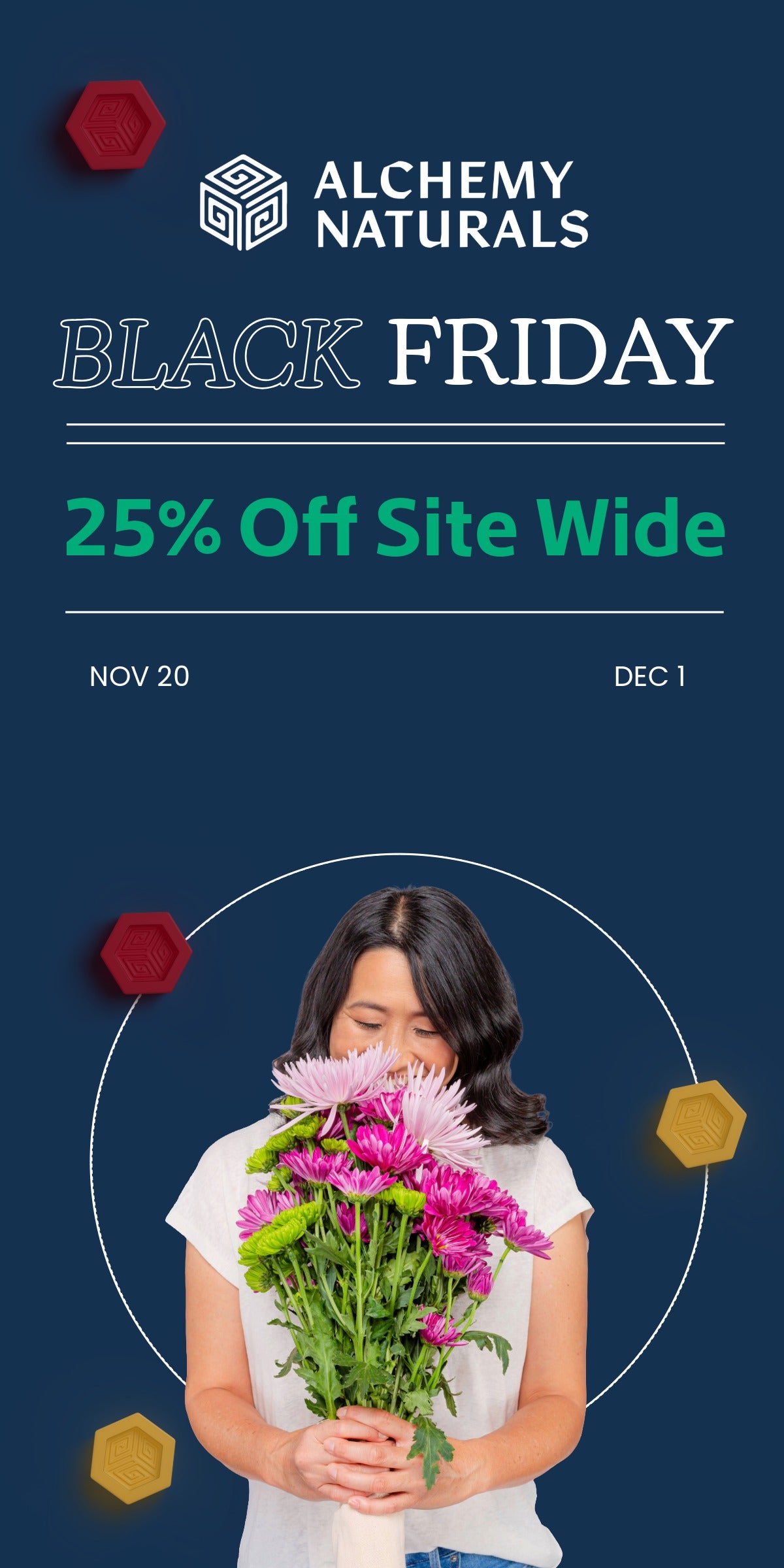 CBD black friday 25% off sale mobile